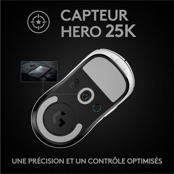 Logitech G Wireless Gaming Pro X Superlight (Blanc) Logitech G Wireless Gaming Pro X Superlight (Blanc)